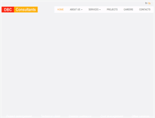 Tablet Screenshot of dbcconsultants.com